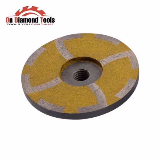 4-дюймовый гранитный мраморный шлифовальный круг с алмазной смолой и чашкой