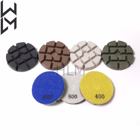 Полировальные подушечки для пола с алмазной металлической связью для гранита, мрамора, бетона