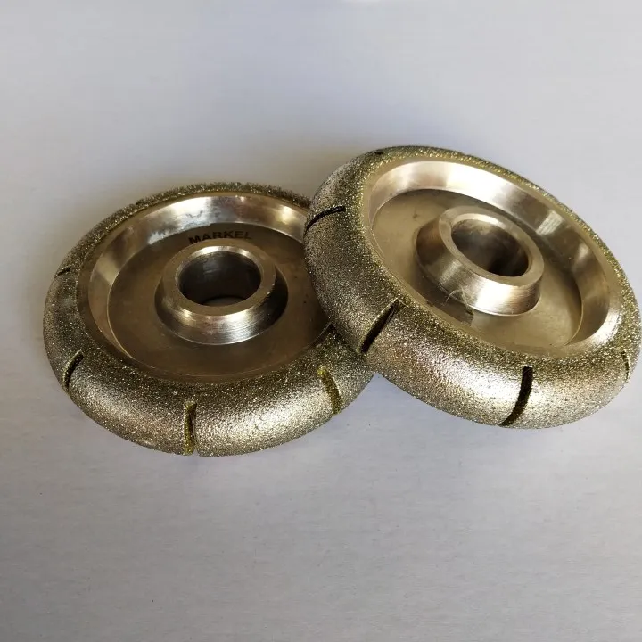 Краевой шлифовальный круг Абразивный барабан Гальванические круги с алмазным камнем для гранита