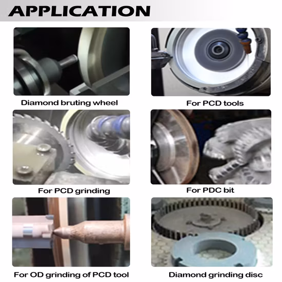 6A2 Алмазный шлифовальный круг с керамической связкой, шлифовальный круг из стеклокерамической чашки CBN для инструментов PCD PCBN