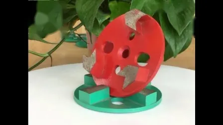 Алмазные полировальные диски по бетону (металл 100 мм, круглые четыре зубца)