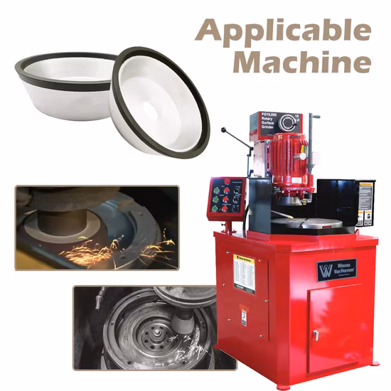 11V9 Поверхность чашки из смолы CBN Колеса Шлифовальные круги с маховиком для автомобильной промышленности