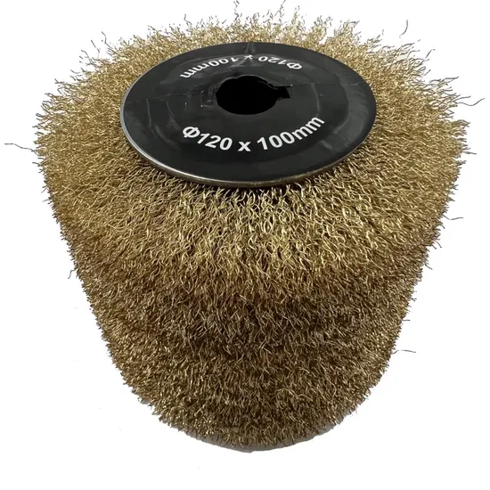 Абразивная проволочная барабанная щетка для дерева