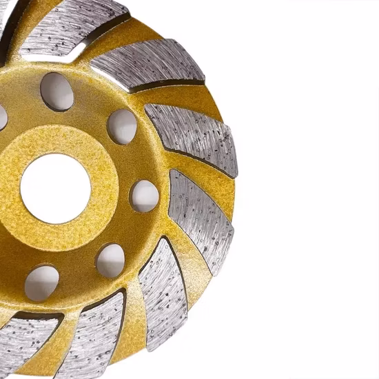 4-дюймовый шлифовальный круг по бетону, турбо-алмазные шлифовальные круги по бетону для бетона, гранита, мрамора, каменной кладки, 12 Segs, угловая шлифовальная машина для тяжелых условий эксплуатации, Whee