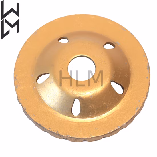 Алмазный инструмент Turbo Row Алмазный чашечный шлифовальный круг для каменной кладки, бетона, терраццо, мрамора с тремя